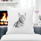 Cat Cushion, Personalised Cat Pillow Gift, Choose From Different Cat Breeds For This Luxury Cushion Gift