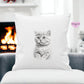 Cat Cushion, Personalised Cat Pillow Gift, Choose From Different Cat Breeds For This Luxury Cushion Gift