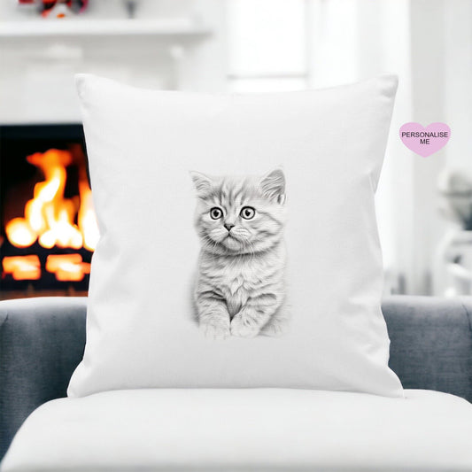 Cat Cushion, Personalised Cat Pillow Gift, Choose From Different Cat Breeds For This Luxury Cushion Gift