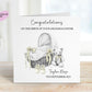 New Baby Great Granddaughter Card, Welcome To The World, Baby Girl Card, Congratulations New Baby Card
