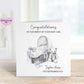 New Baby Girl Card, Welcome To The World, Baby Girl Card, Congratulations New Baby Card, New Daughter Card