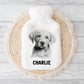 Dog Hot Water Bottle, Personalised Hot Water Bottle, Black Lab, Golden Lab, Yorkie, Samoyed, Pit Bull, Rottweiler, Staff, Cocker, Springer