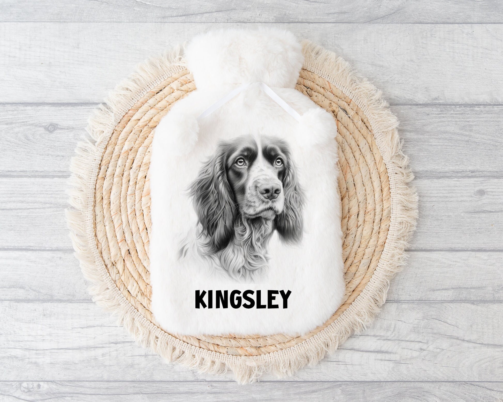 Staffy Hot Water Bottle, Personalised Hot Water Bottle, Black Lab, Golden Lab, Yorkie, Samoyed, Pit Bull, Rottweiler, Staff, Cocker