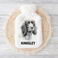 Dog Hot Water Bottle, Personalised Hot Water Bottle, Black Lab, Golden Lab, Yorkie, Samoyed, Pit Bull, Rottweiler, Staff, Cocker, Springer