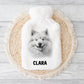 Dog Hot Water Bottle, Personalised Hot Water Bottle, Black Lab, Golden Lab, Yorkie, Samoyed, Pit Bull, Rottweiler, Staff, Cocker, Springer