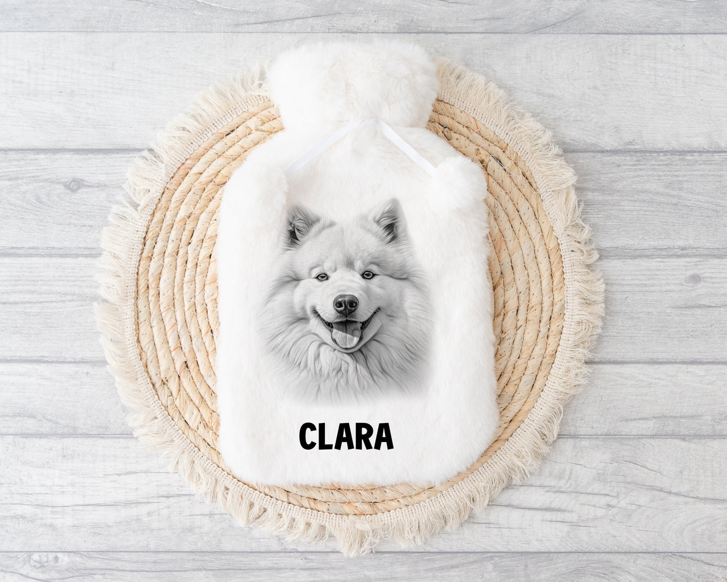 Staffy Hot Water Bottle, Personalised Hot Water Bottle, Black Lab, Golden Lab, Yorkie, Samoyed, Pit Bull, Rottweiler, Staff, Cocker