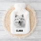 Dog Hot Water Bottle, Personalised Hot Water Bottle, Black Lab, Golden Lab, Yorkie, Samoyed, Pit Bull, Rottweiler, Staff, Cocker, Springer