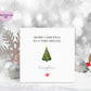 Sister Christmas Card, Christmas Card For Sister, Personalised Christmas Card, Christmas Tree Card