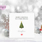 Great Granddaughter Christmas Card, Christmas Card For Great Granddaughter, Personalised Christmas Card, Snowman Christmas Card
