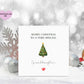 Granddaughter Christmas Card, Christmas Card For Granddaughter, Personalised Christmas Card, Snowman Christmas Card