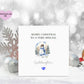 Daughter Christmas Card, Christmas Card For Great Daughter, Personalised Christmas Card, Snowman Christmas Card
