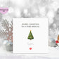 Sister Christmas Card, Christmas Card For Sister, Personalised Christmas Card, Christmas Tree Card