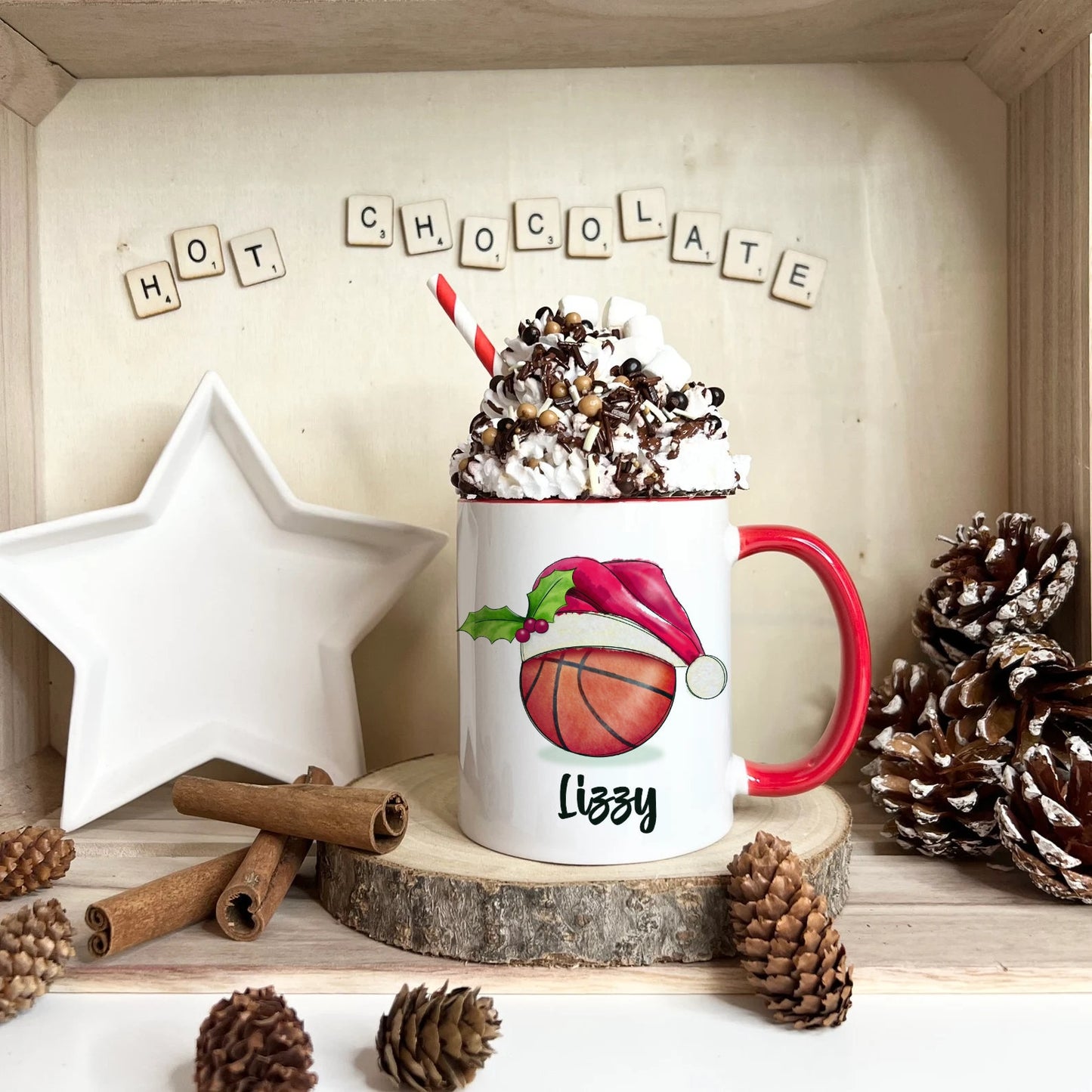 Rugby Christmas Mug, Personalised Rugby Christmas Mug. Xmas Movie Mug, Stocking Filler, Secret Santa Gift, Sports Christmas Gifts