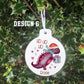 Dino Bauble, Dinosaur Christmas Bauble For Kids, Dinosaur Christmas Tree Decoration