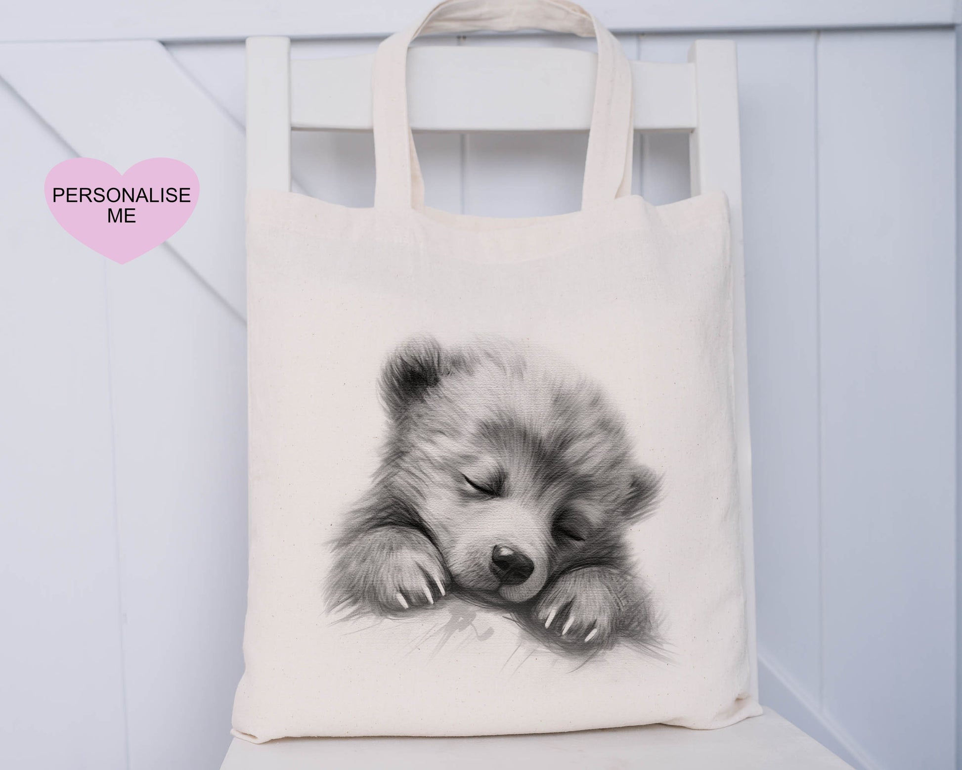 Sleepy Bear Cushion, Personalised Bear Cushion Gift, Luxury Cushion Gift For Granddaughter, Gift For Mum, Gift For Friend