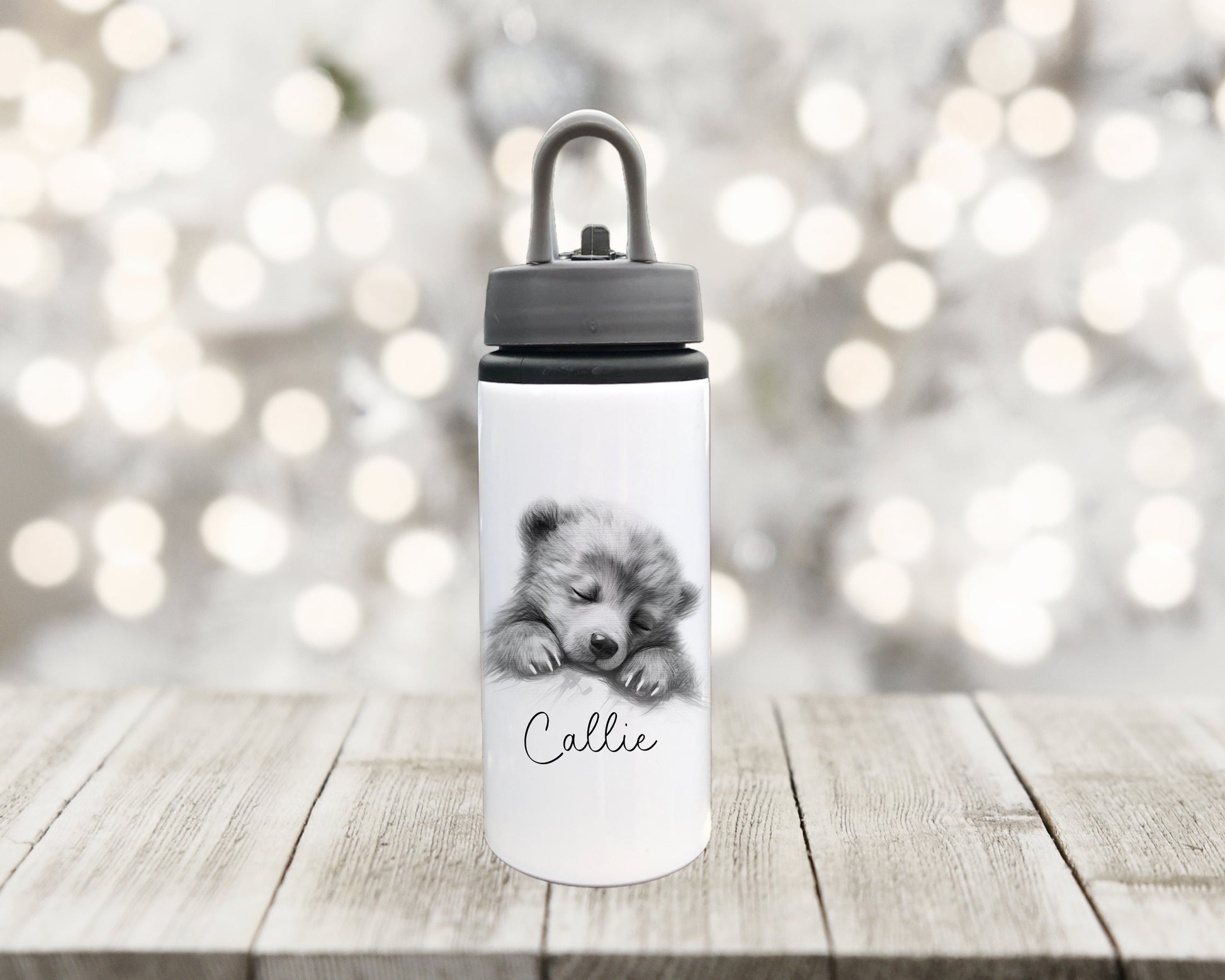 Sleepy Bear Mug, Personalised Bear Mug & Coaster Gift Set,Gift For Granddaughter, Gift For Mum, Gift For Friend