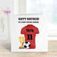 Brother Football Top Birthday Card, Birthday Card For Brother, Any Age Card, 1st, 2nd, 3rd, 4th, 5th, 6th