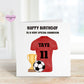 Godson Football Top Birthday Card, Birthday Card For Godson, Any Age Card, 1st, 2nd, 3rd, 4th, 5th, 6th
