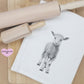Lamb T-Towel, Personalised Lamb T-Towel Gift, Luxury T- Towel Gift, Granddaughter, Gift For Mum, Gift For Friend