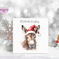 Muletide Wishes Christmas Card, Funny Mule Christmas Card,