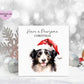 Have A Pawsome Christmas Christmas Card, Funny Dog Christmas Card,