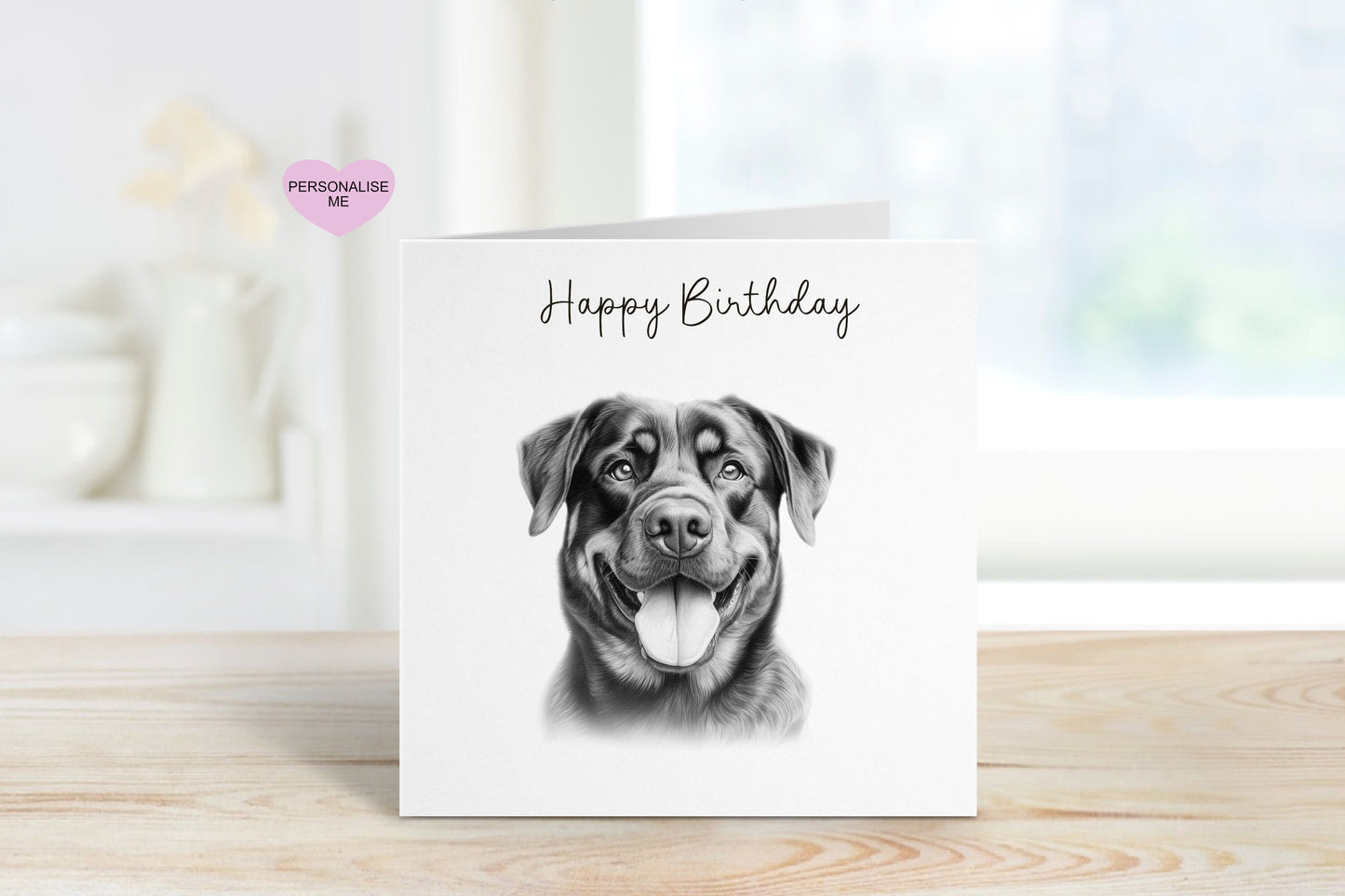 Dog Happy Birthday Card, Personalised Dog Happy Birthday Card, Personalised Dog Card