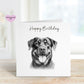 Dog Happy Birthday Card, Personalised Dog Happy Birthday Card, Personalised Dog Card