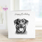 Dog Happy Birthday Card, Personalised Dog Happy Birthday Card, Personalised Dog Card