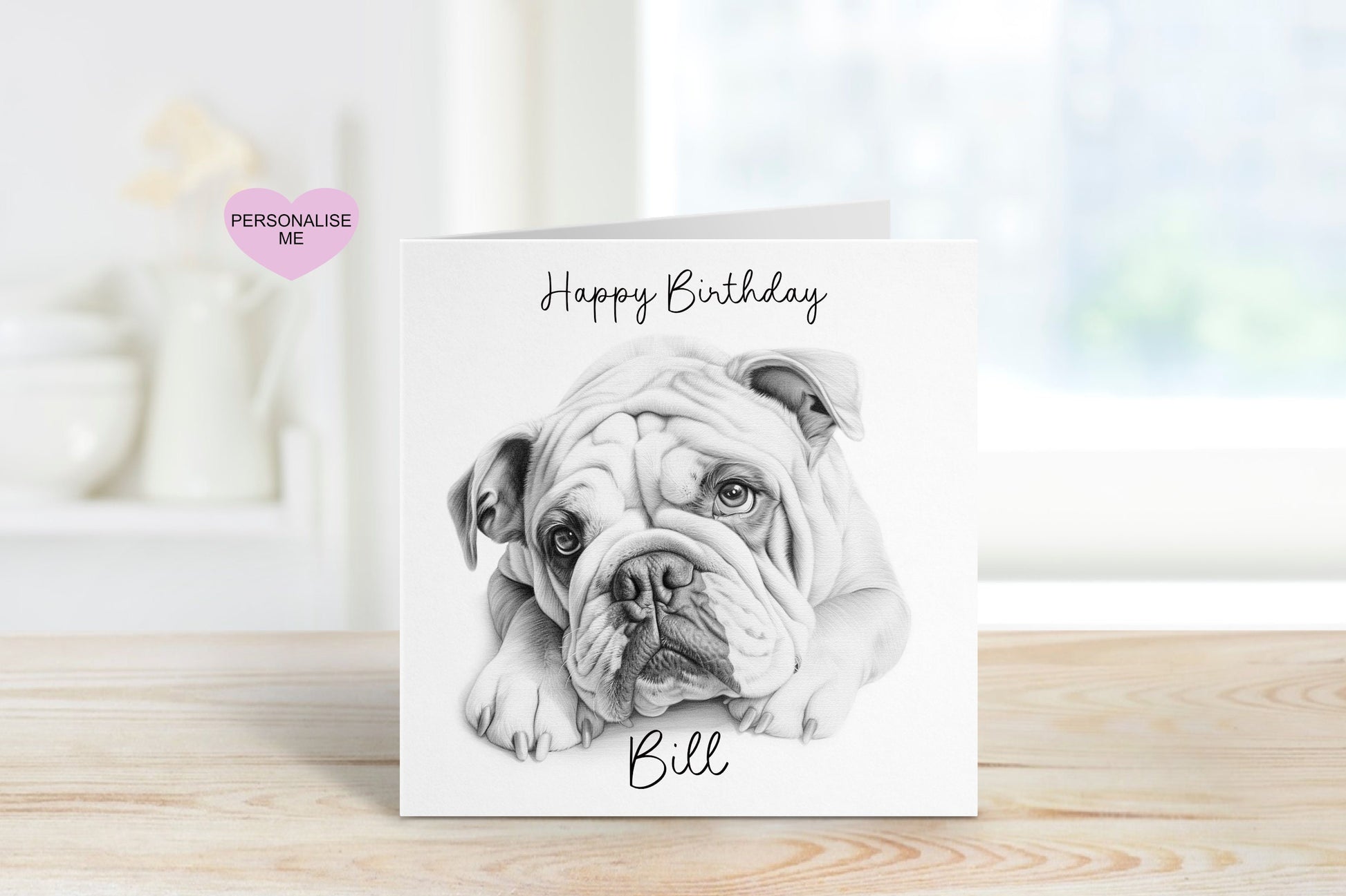 Dog Happy Birthday Card, Personalised Dog Happy Birthday Card, Personalised Dog Card