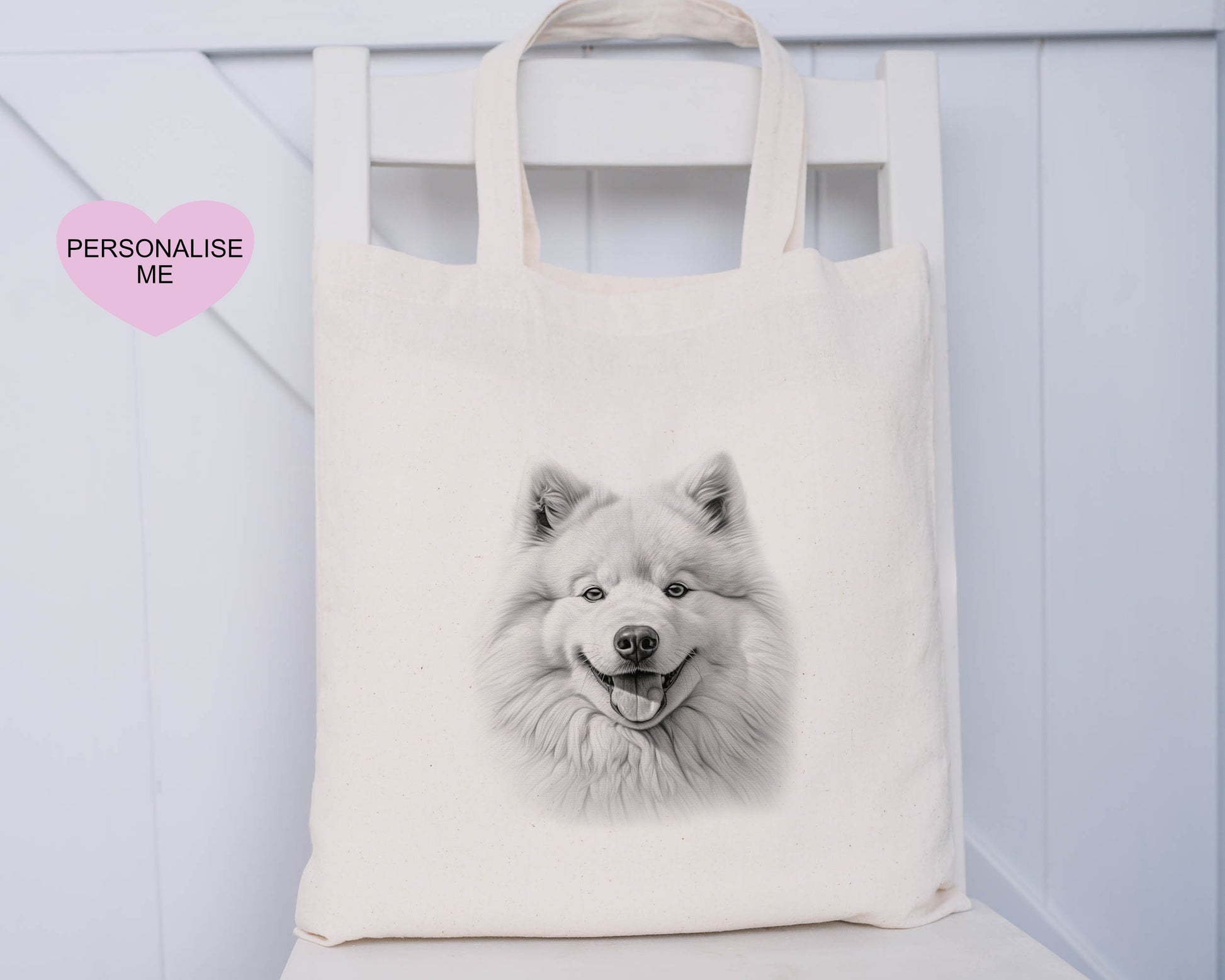 Dog Tote Bag, Personalised Tote Bag, Rottweiler, Black Lab, Golden Lab, Cockapoo, Yorkie, Pitbull, Staff, Springer Spaniel, Cocker, Samoyed