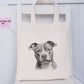 Dog Tote Bag, Personalised Tote Bag, Rottweiler, Black Lab, Golden Lab, Cockapoo, Yorkie, Pitbull, Staff, Springer Spaniel, Cocker, Samoyed