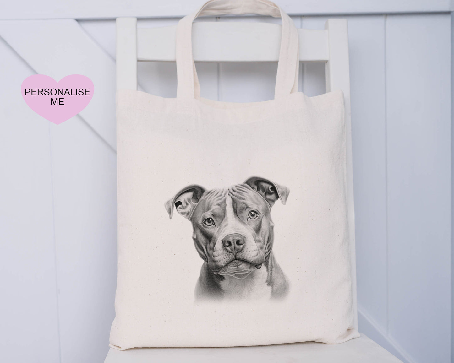 Dog Tote Bag, Personalised Tote Bag, Rottweiler, Black Lab, Golden Lab, Cockapoo, Yorkie, Pitbull, Staff, Springer Spaniel, Cocker, Samoyed