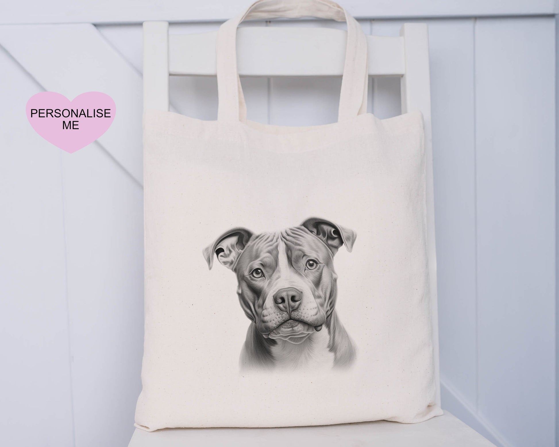 Dog Tote Bag, Personalised Tote Bag, Rottweiler, Black Lab, Golden Lab, Cockapoo, Yorkie, Pitbull, Staff, Springer Spaniel, Cocker, Samoyed