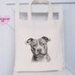 Dog Tote Bag, Personalised Tote Bag, Rottweiler, Black Lab, Golden Lab, Cockapoo, Yorkie, Pitbull, Staff, Springer Spaniel, Cocker, Samoyed