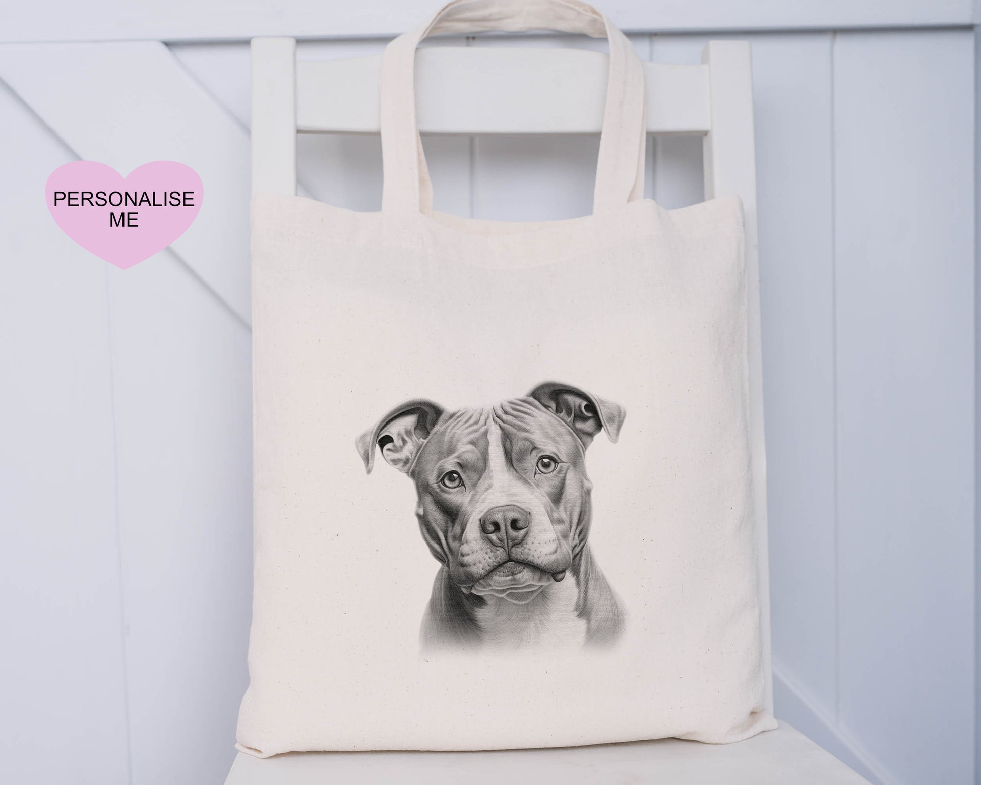 Dog Tote Bag, Personalised Tote Bag, Rottweiler, Black Lab, Golden Lab, Cockapoo, Yorkie, Pitbull, Staff, Springer Spaniel, Cocker, Samoyed