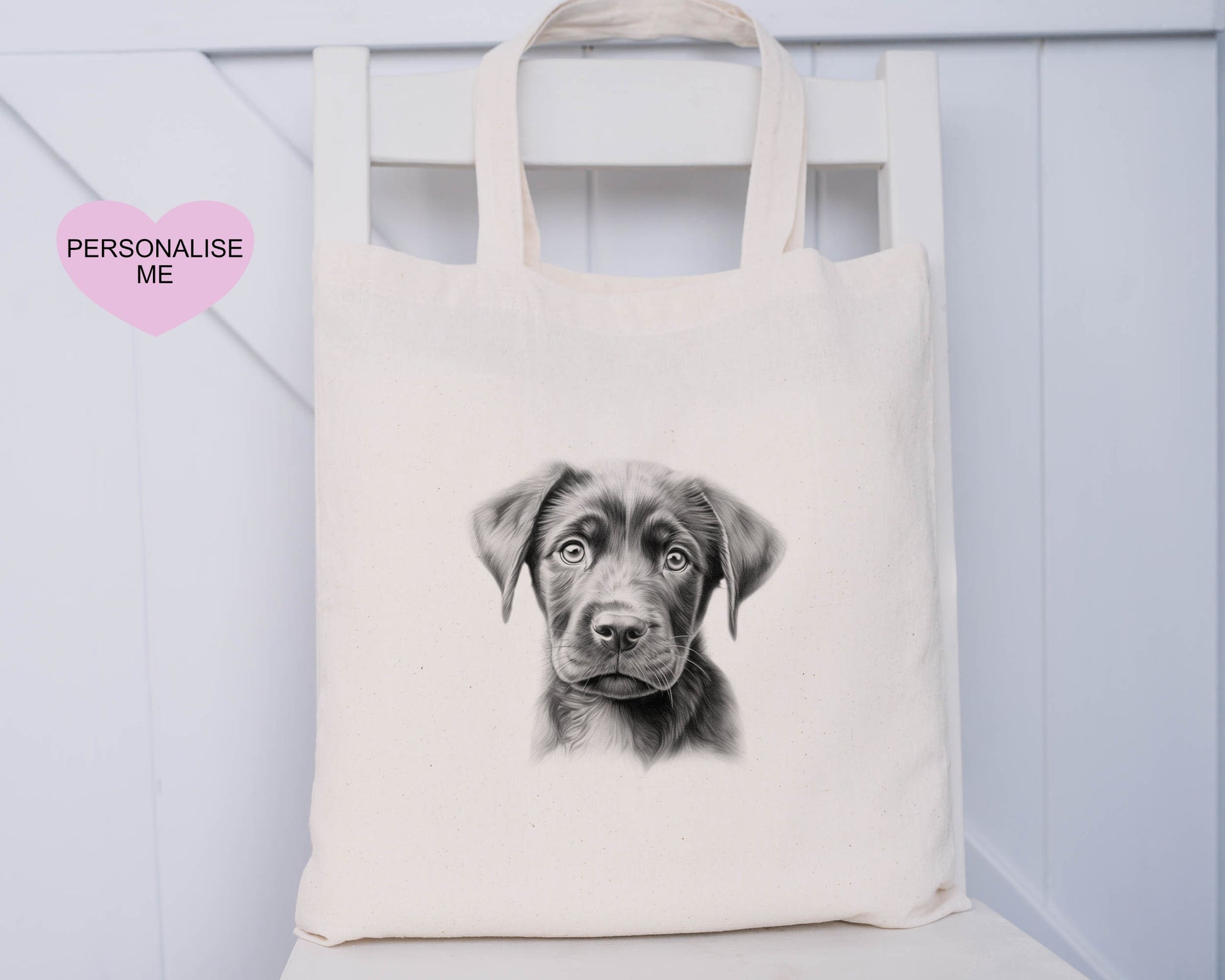 Dog Tote Bag, Personalised Tote Bag, Rottweiler, Black Lab, Golden Lab, Cockapoo, Yorkie, Pitbull, Staff, Springer Spaniel, Cocker, Samoyed