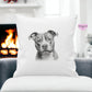 Dog Cushion, Personalised Cushion Gift, Rottweiler, Black Lab, Golden Lab, Cockapoo, Yorkie, Staff, Springer Spaniel, Cocker, Samoyed