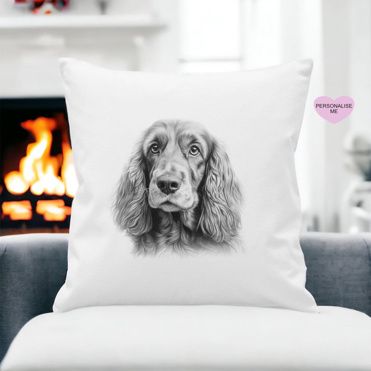 Dog Cushion, Personalised Cushion Gift, Rottweiler, Black Lab, Golden Lab, Cockapoo, Yorkie, Staff, Springer Spaniel, Cocker, Samoyed