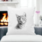 Cat Cushion, Personalised Cat Pillow Gift, Choose From Different Cat Breeds For This Luxury Cushion Gift