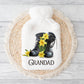 Hot Water Bottle, Gift For Bampi, Personalised Hot Water Bottle, Christmas Gift For Grampy, Christmas Gift For Friend, Army Boots Design