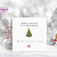 Sister & Sister In Law Christmas Card, Christmas Card For Brother, Personalised Christmas Card, Christmas Tree Card