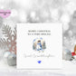 Goddaughter Christmas Card, Christmas Card For Goddaughter, Personalised Christmas Card, Snowman Christmas Card