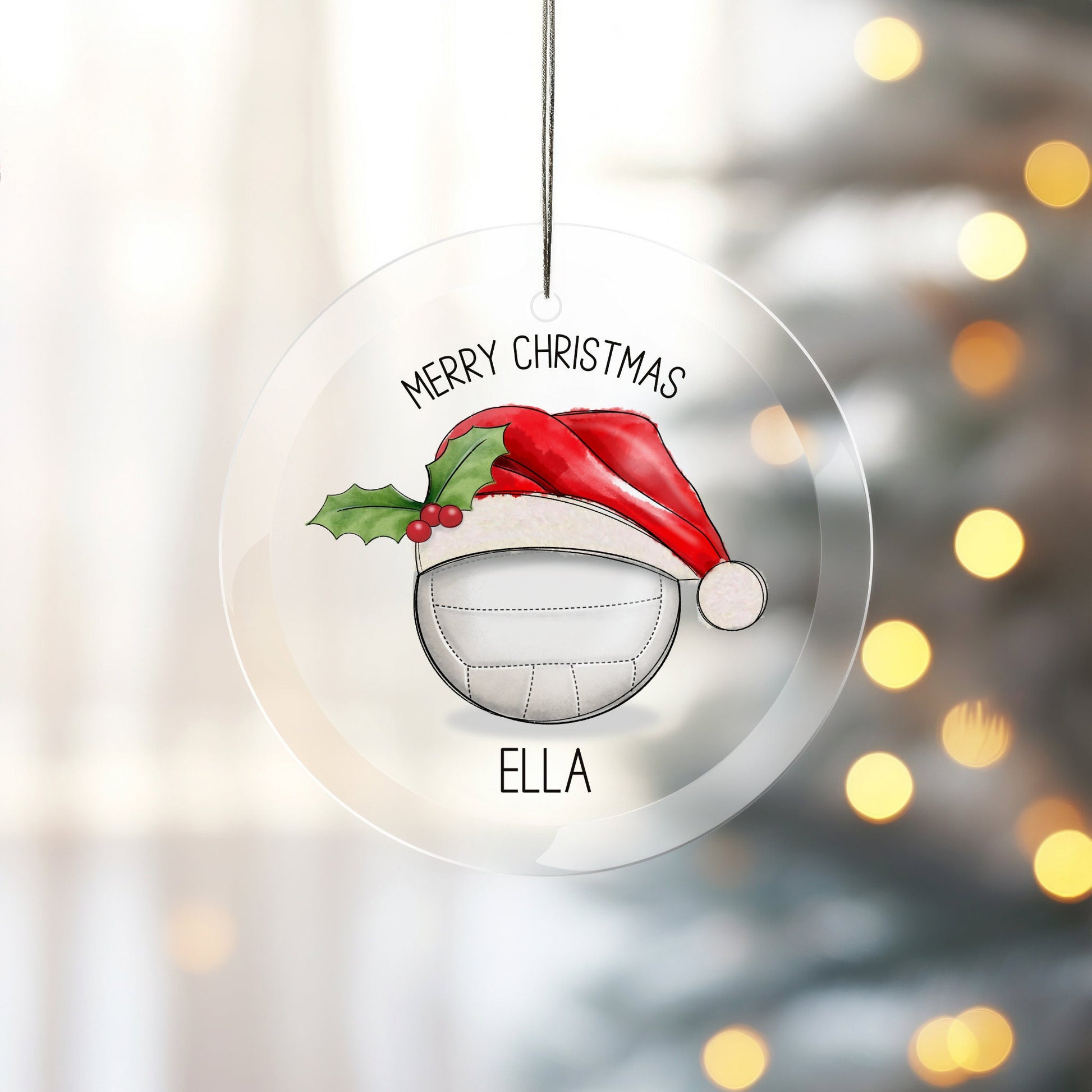 Golf Christmas Tree Decoration, Personalised Golf Christmas Tree Bauble, Sports Christmas Decoration