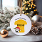 Football Bauble, Personalised Football Christmas Bauble For Kids, Football Shirt Christmas Tree Decoration