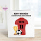 Great Grandson Football Top Birthday Card, Birthday Card For Great Grandson, Any Age Card, 1st, 2nd, 3rd, 4th, 5th, 6th