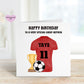 Son Football Top Birthday Card, Birthday Card For Son, Any Age Card, 1st, 2nd, 3rd, 4th, 5th, 6th