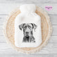 Bassett Hound Gift, Personalised Hot Water Bottle, Dog Xmas Gift, Xmas Gift For Dog Lover