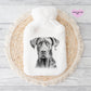 German Shepherd Gift, Personalised Hot Water Bottle, Dog Xmas Gift, Xmas Gift For Dog Lover