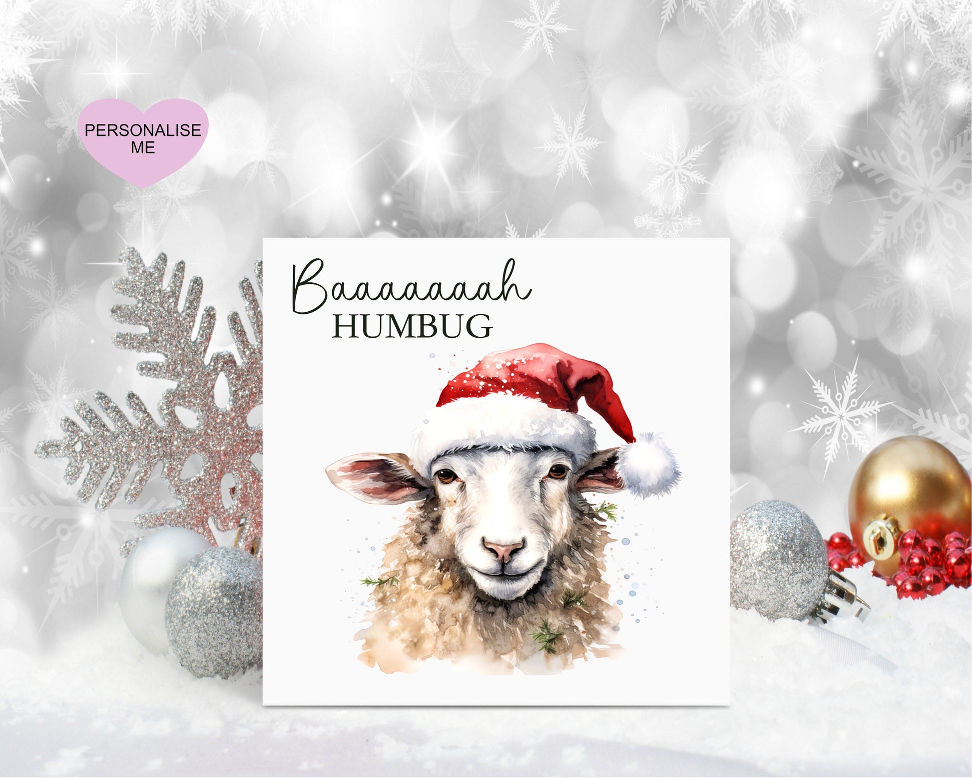 Muletide Wishes Christmas Card, Funny Mule Christmas Card,