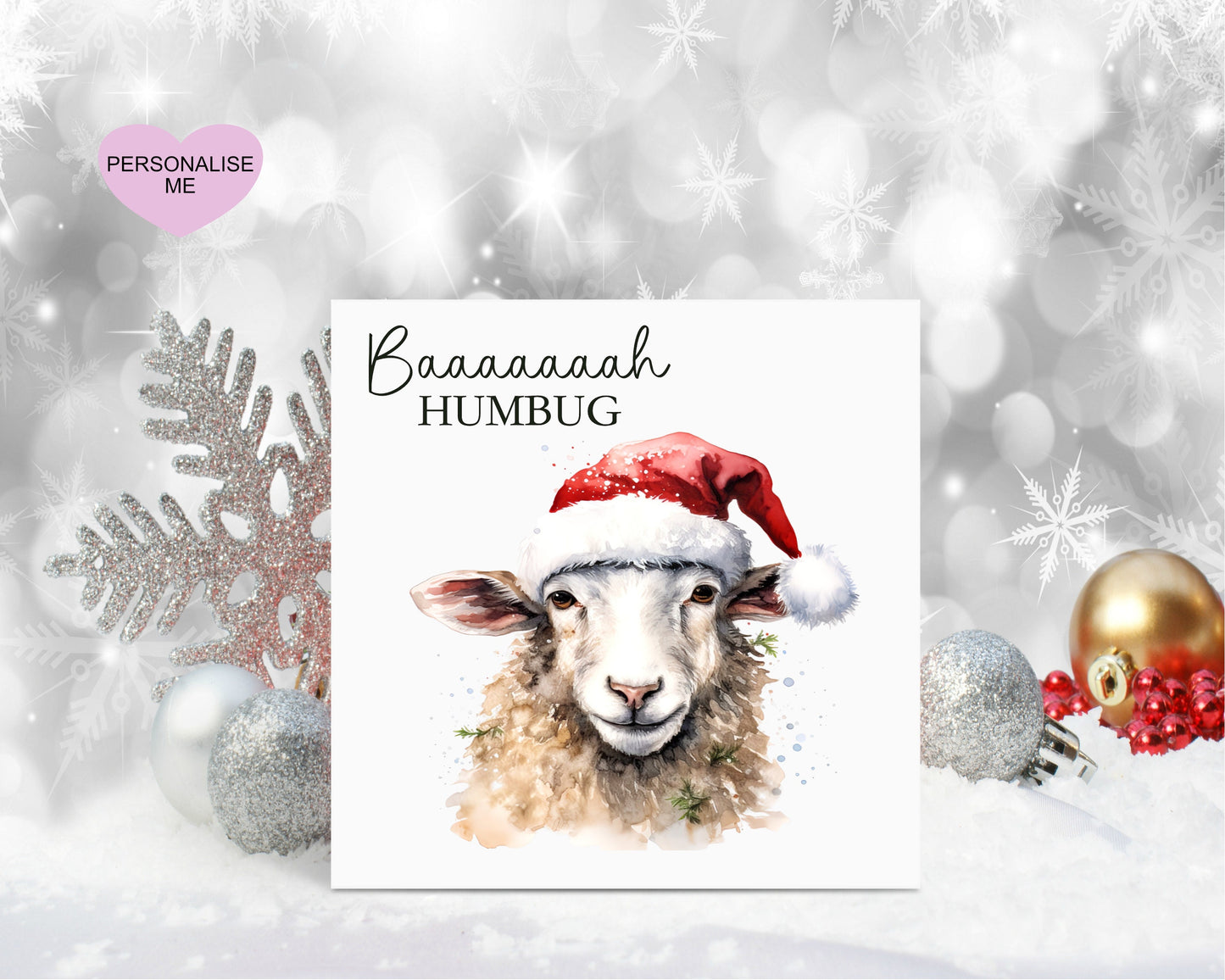 Christmas Quackers Christmas Card, Funny Duck Christmas Card,